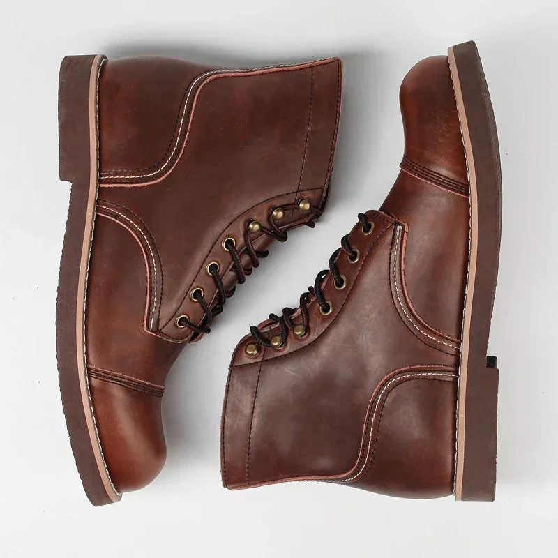 Men'S Shoes Hey Dude - الشتاء خمر الأدوات الرجال دراجة نارية