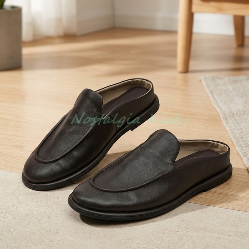 Men'S Shoes Smart - حذاء رجالي من الجلد بدون كعب،