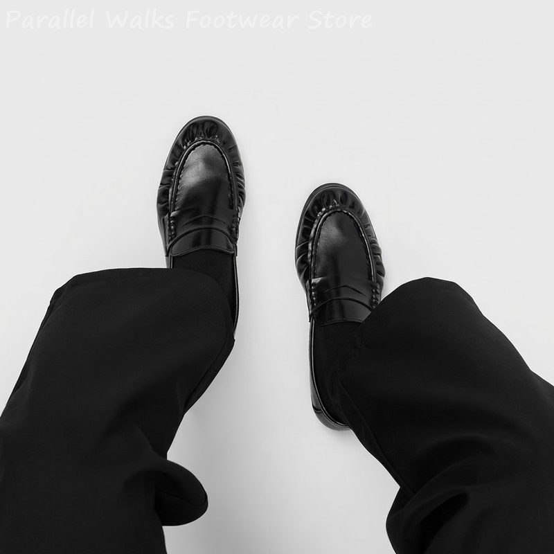 Men'S Shoes Smart - حذاء رجالي كلاسيكي بتصميم ريترو مع