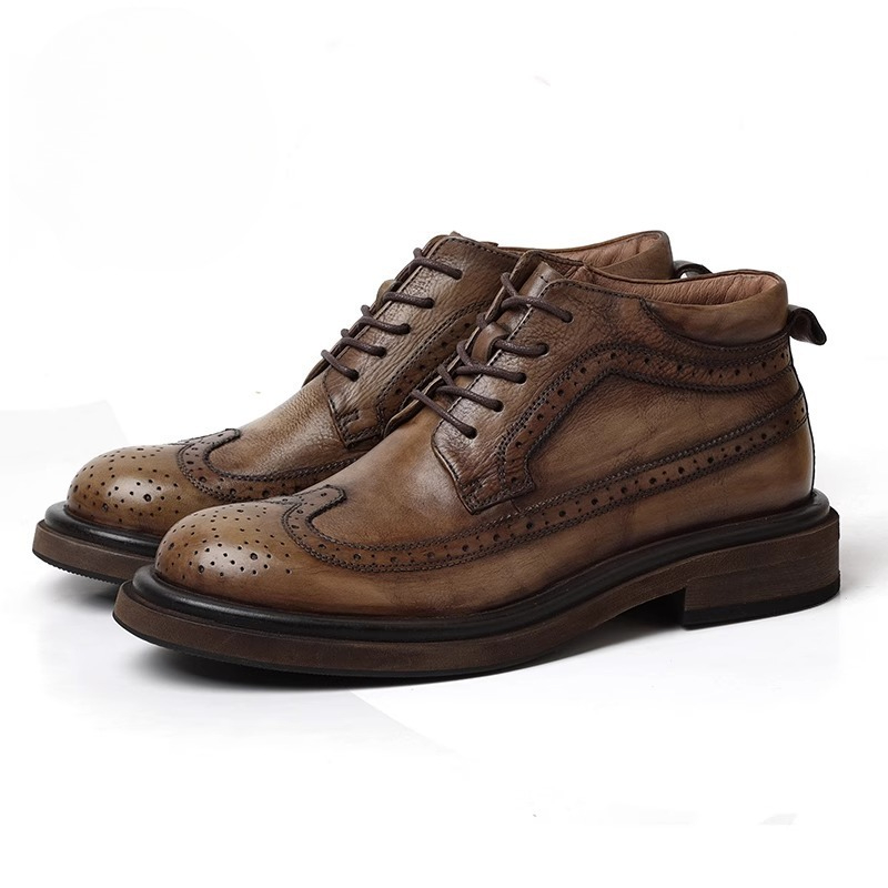 البروغ البريطاني منحوتة عالية  - مراجعة Men'S Shoes Hey Dude وسعره