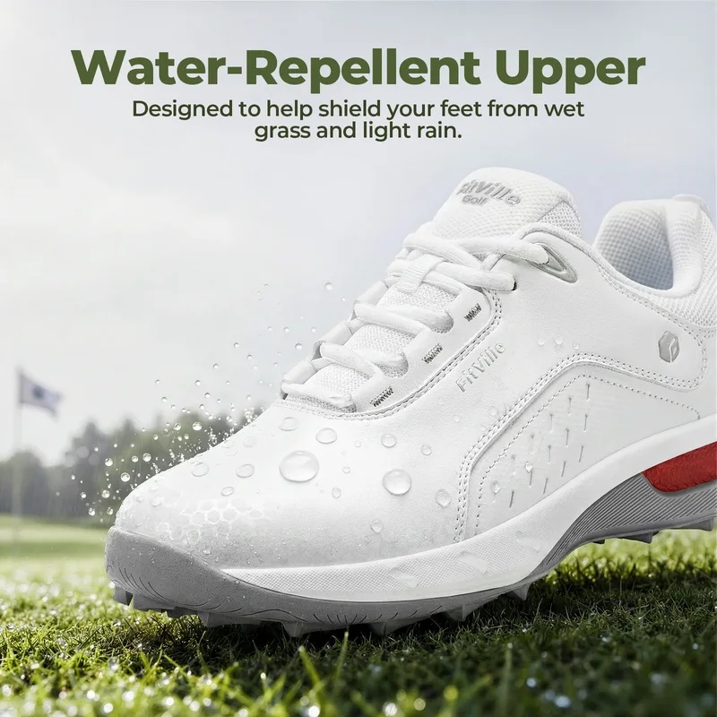 أحذية جولف رجالية من FitVille، - مراجعة Men'S Shoes Water Resistant وسعره