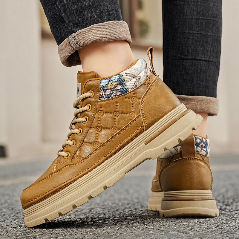 أحذية رجالية عالية الرقبة لخري - مراجعة Men'S Shoes Increase Height وسعره
