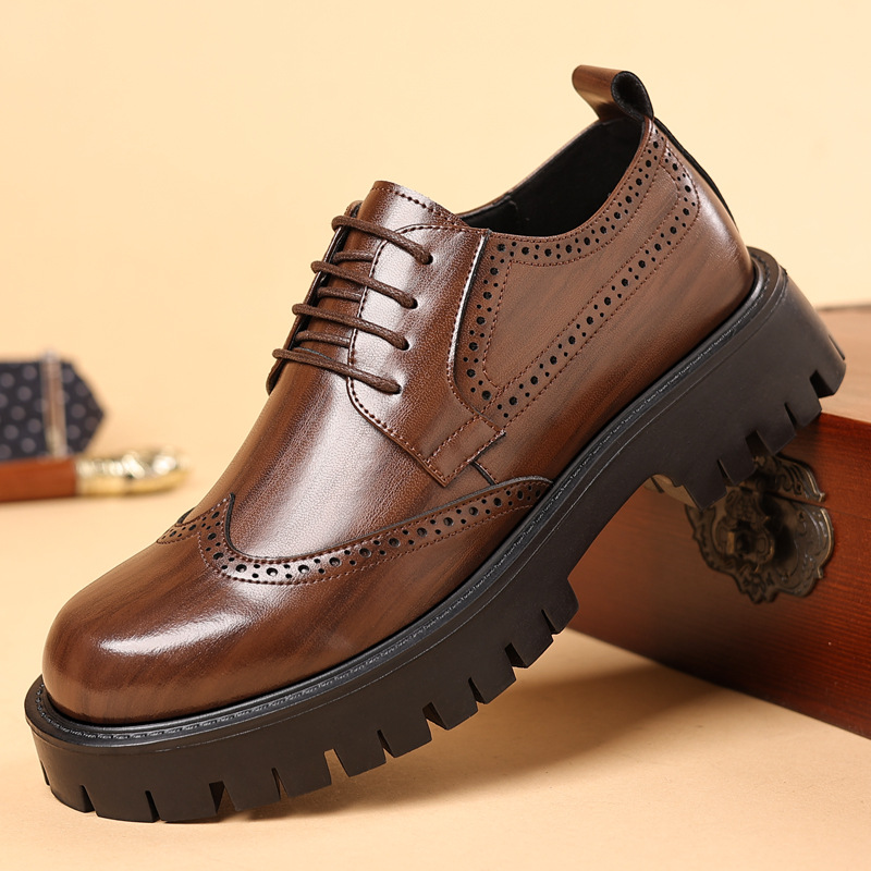 أحذية رجالية جلدية، تصميم عصري - مراجعة Men'S Shoes Smart وسعره