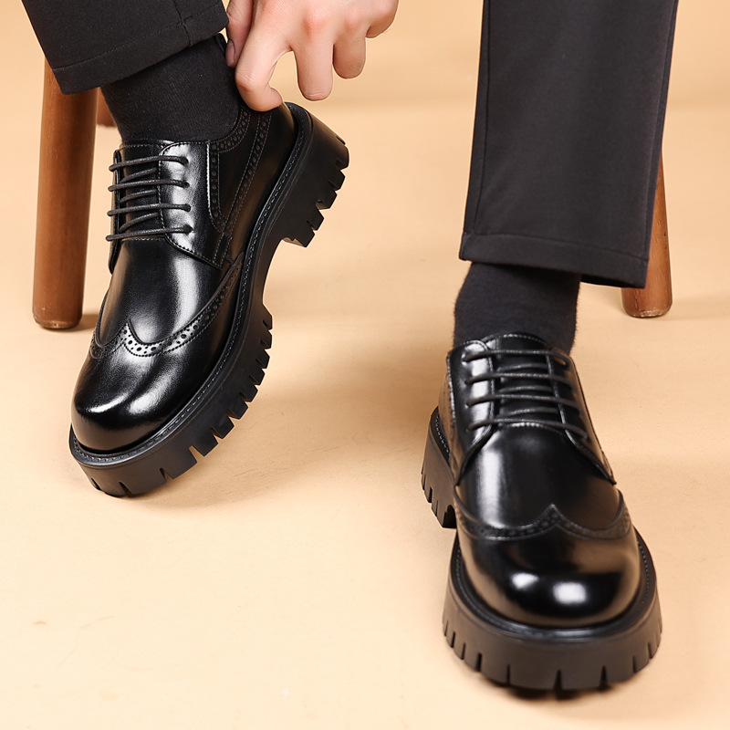أحذية رجالية جلدية، تصميم عصري - مراجعة Men'S Shoes Smart وسعره