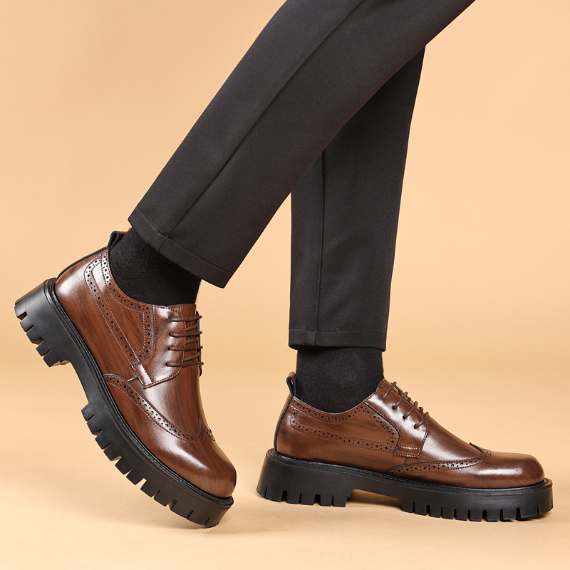 أحذية رجالية جلدية، تصميم عصري - مراجعة Men'S Shoes Smart وسعره
