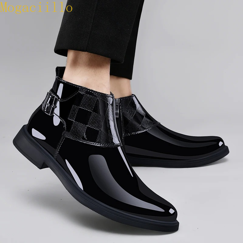 أحذية رجالية سوداء لامعة من ال - مراجعة Men'S Shoes Hey Dude وسعره